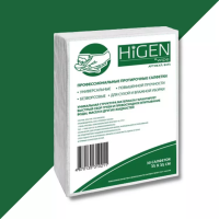 Вискозные протирочные салфетки 8473 Higen PW80 белые в пачке 30 листов 1/4 сложение